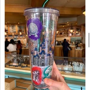 Starbucks Walt Disney Parks Acrylic Cold Cup Tumbler 24 oz.